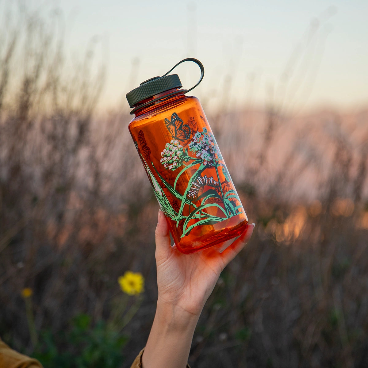 Monarch, 32oz Nalgene Water Bottle
