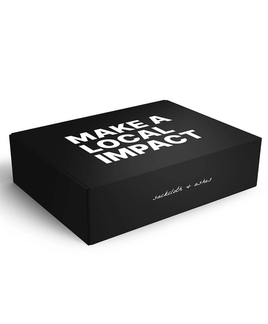 Sackcloth & Ashes Ridgeline Denali camping blanket box on a neutral background.