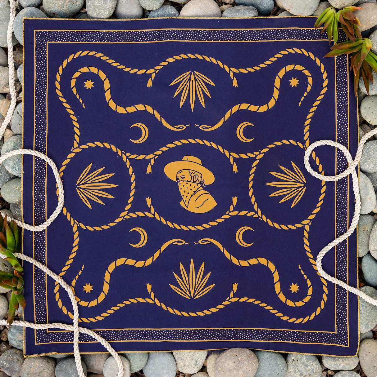 BANDITS Bandanas are Fair Trade Certified and made with 100% organic cotton.