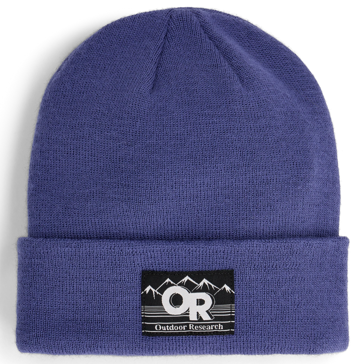 Outdoor Research Juneau Beanie in Galactic with logo on a white background