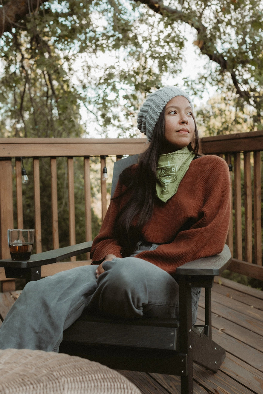 BANDITS Bandanas are Fair Trade Certified and made with 100% organic cotton.