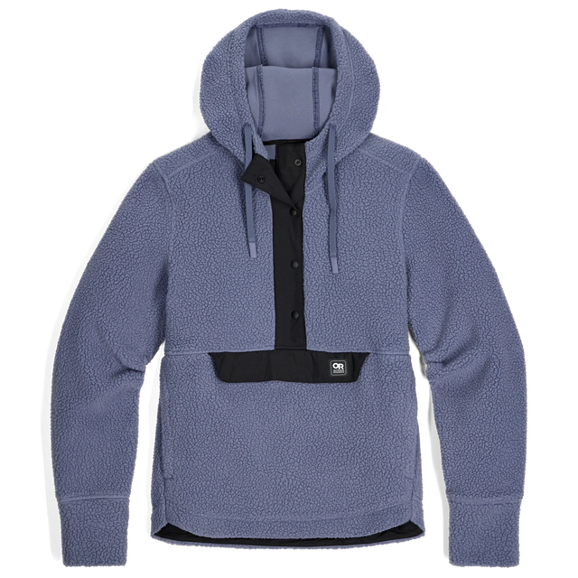 Outdoor Research Women's Grayland Fleece Pullover Hoodie on a white background