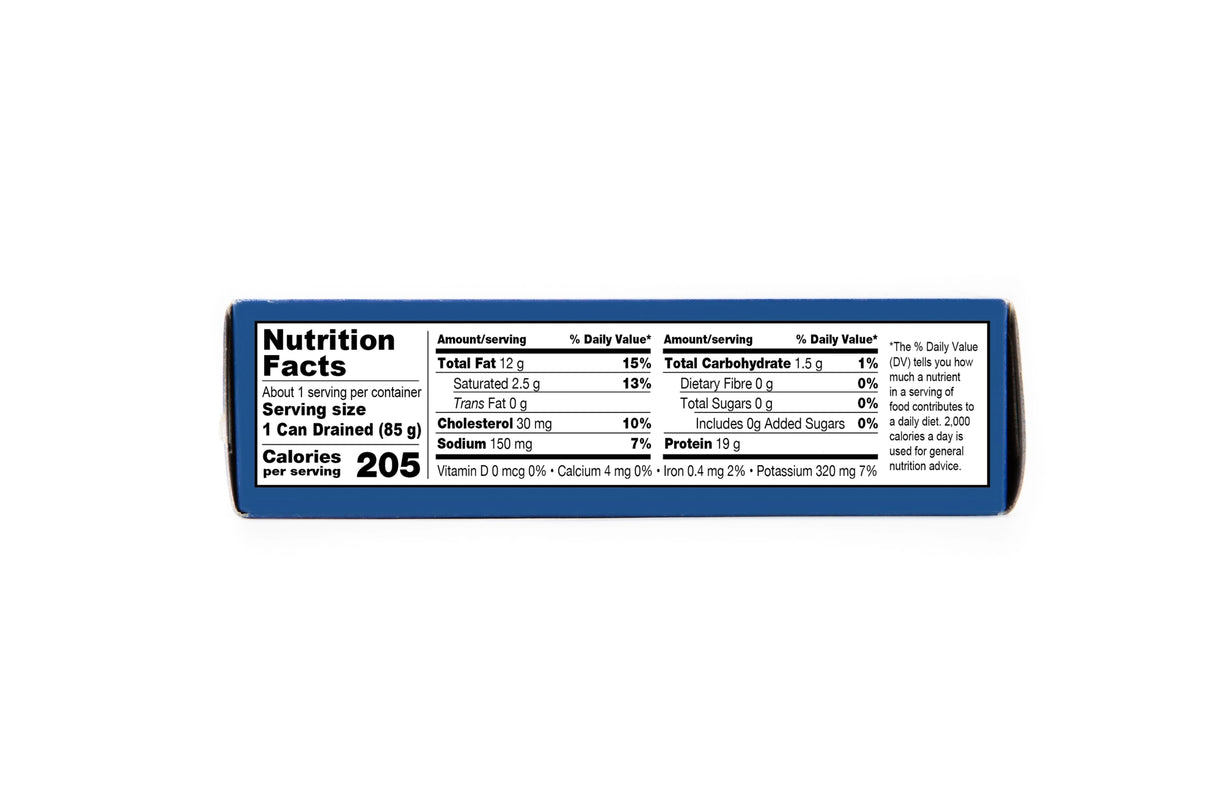 Matiz Bonito Del Norte in Spanish Olive Oil nutritional information.