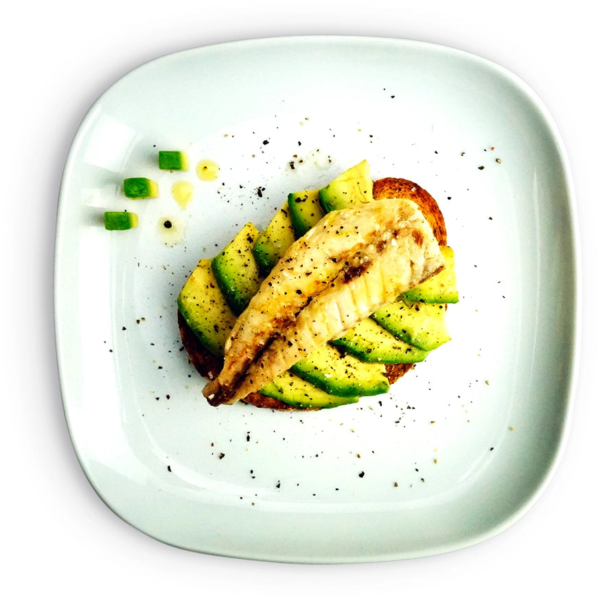La Narval Mackerel Fillets in Olive Oil on avocado toast.