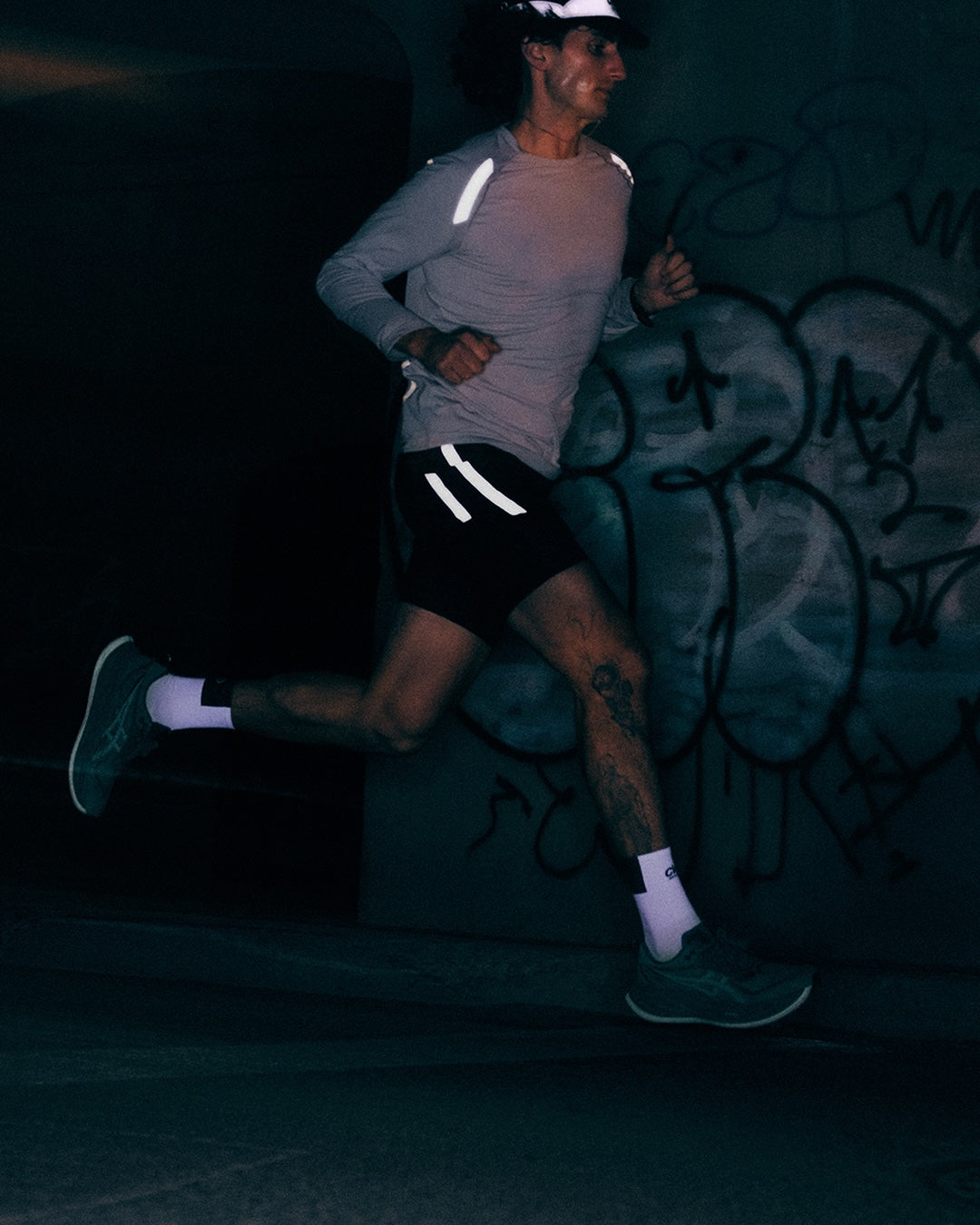 Ciele Athletics Men's DLYShort 5" Nite Rite Running Short in Shadowcast.