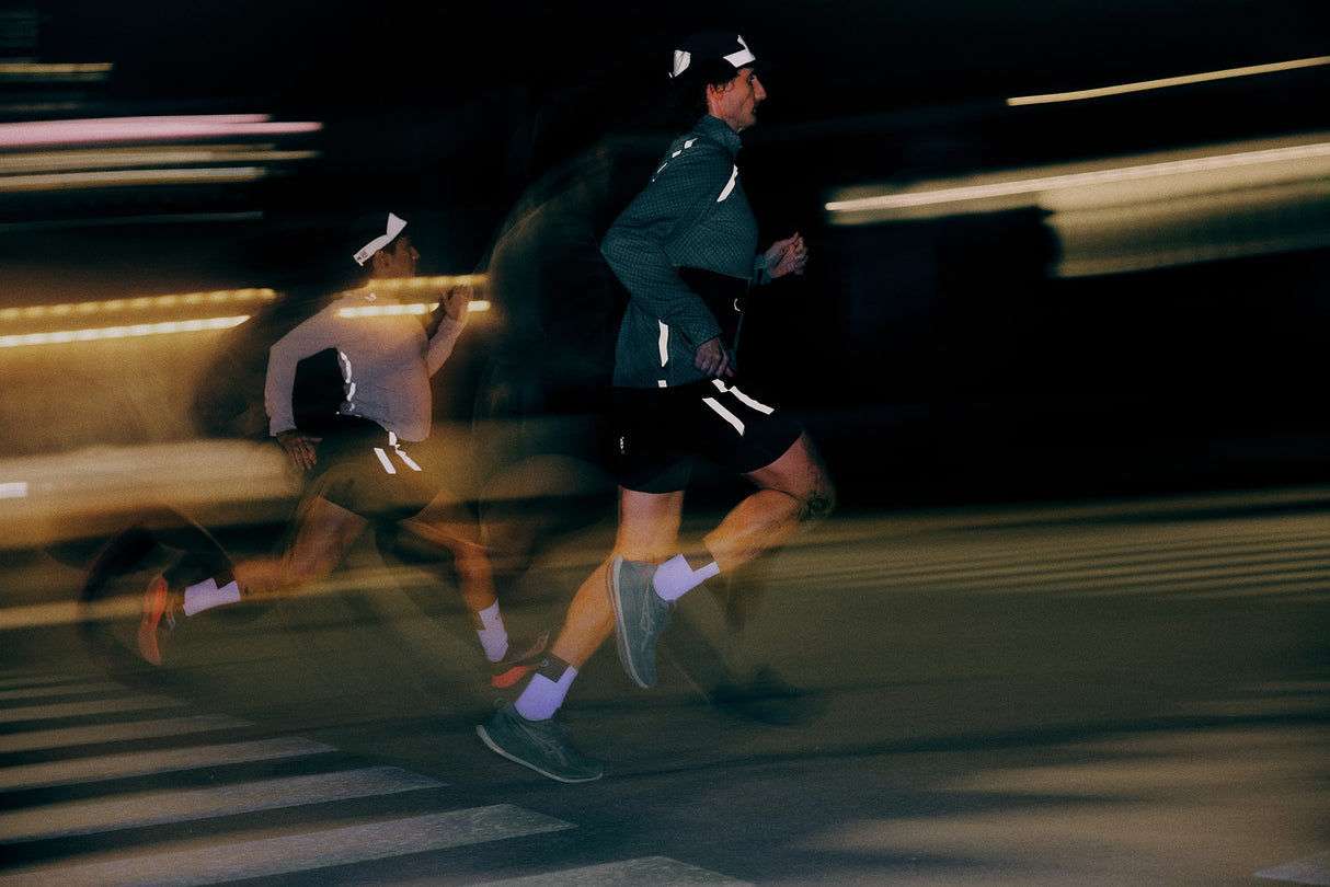 Ciele Athletics Men's DLYShort 5" Nite Rite Running Short in Shadowcast.