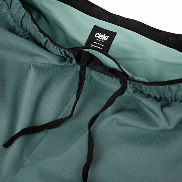 Ciele Athletics M DLYShort 5" Long Brief Short men's running shorts in Silver Pine on a neutral background.