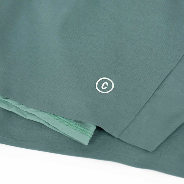Ciele Athletics M DLYShort 5" Long Brief Short men's running shorts in Silver Pine on a neutral background.