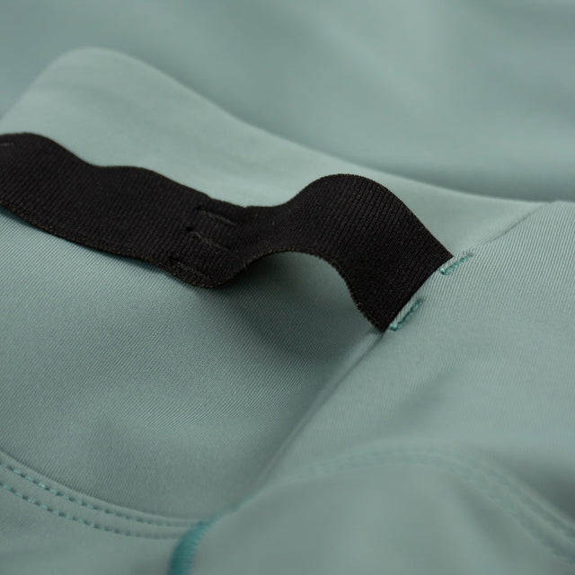 Ciele Athletics M FSTTight Short 8" men's running half tight in Silver Pine on a neutral background.