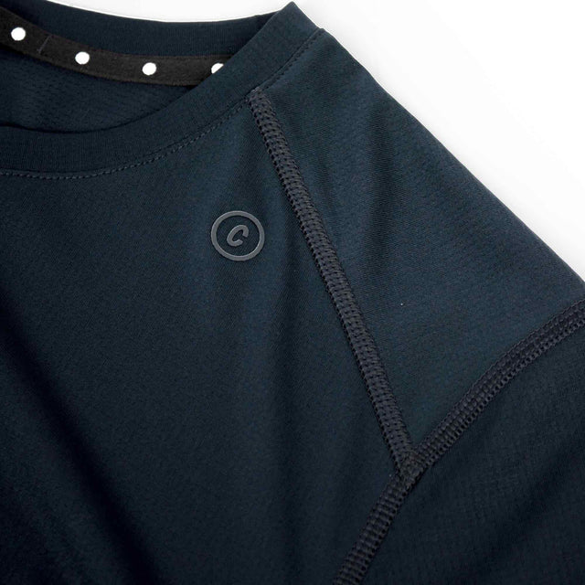 Ciele Athletics M FSTTShirt men's running shirt in Deep Space on a neutral background.