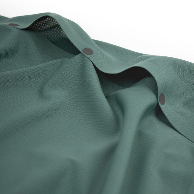 Ciele Athletics M FSTTShirt men's running shirt in Silver Pine on a neutral background.