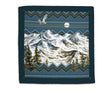 Alpinecho Moonlit Mountain quick-dry bandana on a neutral background.