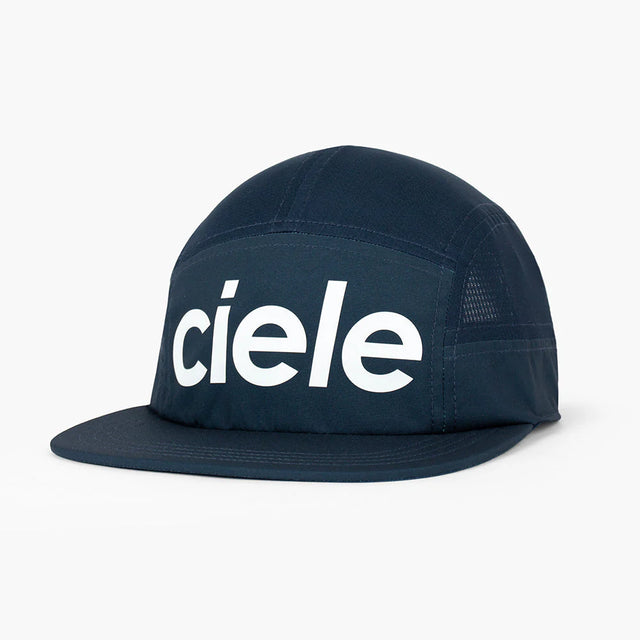 Navy blue ciele athletics GOCap Comp - Century in Deep Space with 'ciele' logo on a white background