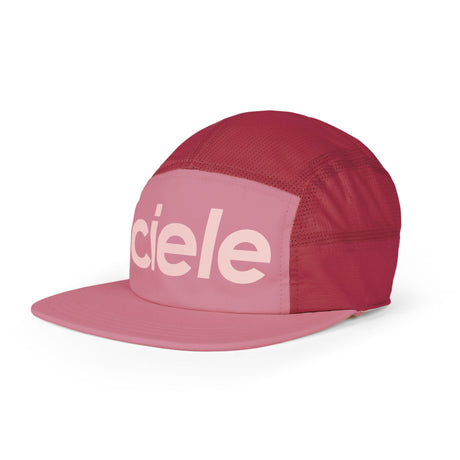 Ciele Athletics GOCap Comp Century running hat in Deco Rose/Merlot on a neutral background.