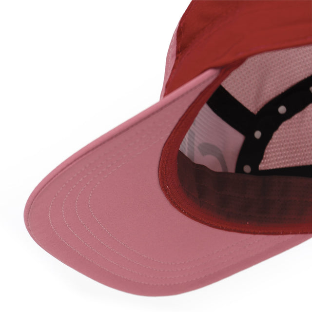 Ciele Athletics GOCap Comp Century running hat in Deco Rose/Merlot on a neutral background.