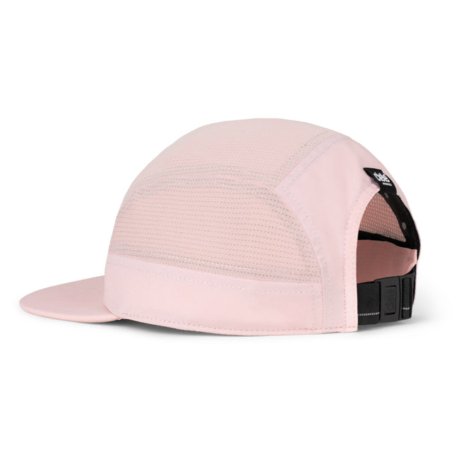 Ciele Athletics GOCap Comp Century Peachskin pink running cap on a white background