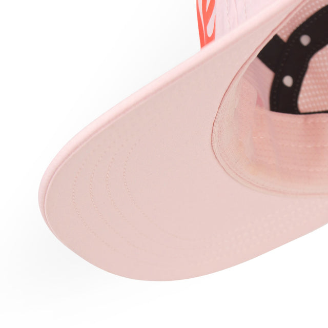 Ciele Athletics GOCap Comp Century Peachskin pink running cap on a white background