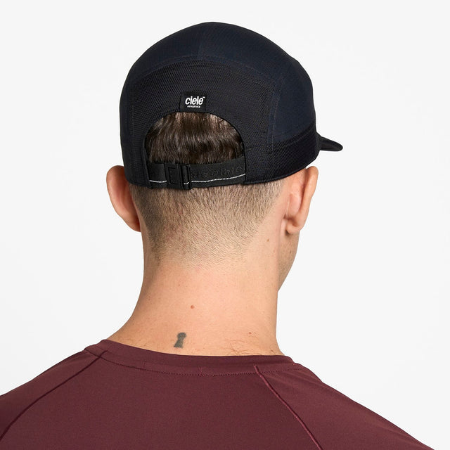 Ciele Athletics GOCap EQ - Frame S running hat in Whitaker on a neutral background.