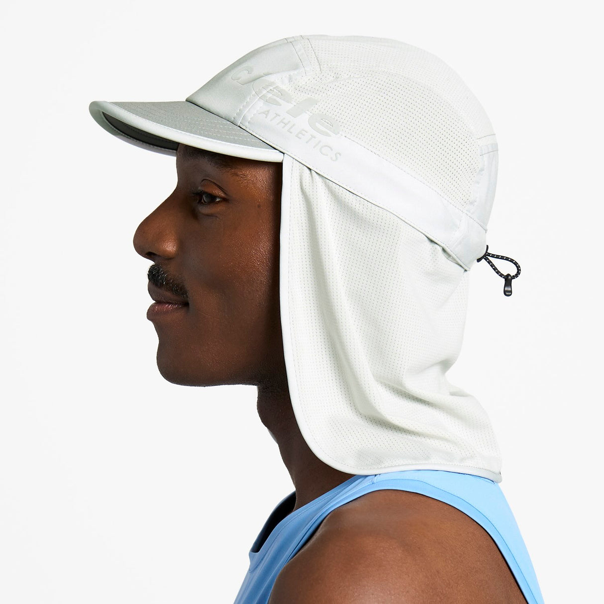 Ciele Athletics GOCap PYN Comp - Onehundred in Light Grey on a neutral background.