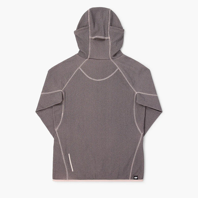 Ciele Athletics Women's IBTHoody - Fleece Running Hoodie in Peachskin with white accents on a white background