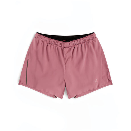 Ciele Athletics W DLYShort 4" Long Brief women's running shorts in Deco Rose on a neutral background.