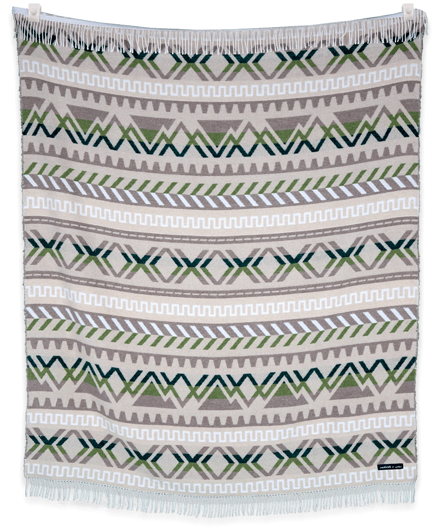 Sackcloth & Ashes Ridgeline Denali camping blanket on a neutral background.