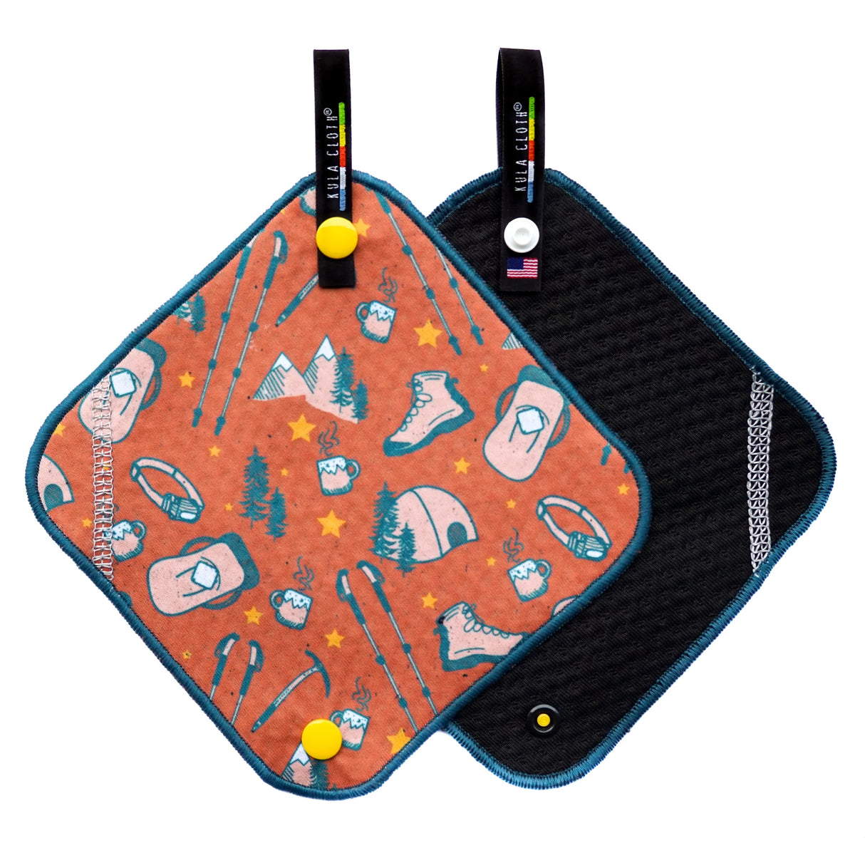 Kula Cloth displayed in its entirety, showcasing its practical size on a neutral backdrop.