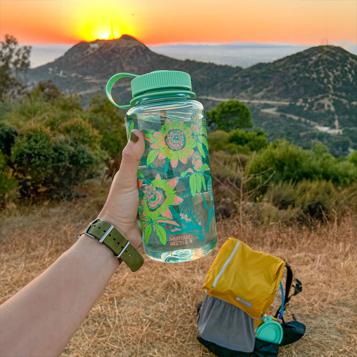 Hummingbirds, 32oz Nalgene Water Bottle