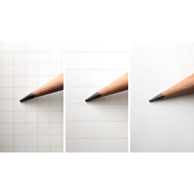 Field Notes Original Kraft Memo Book pocket journal showing the different paper styles.