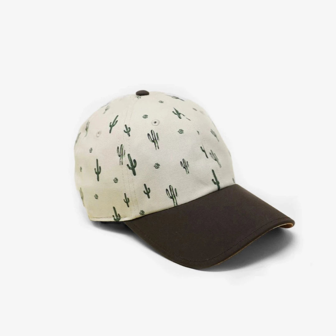 Sustainable and Ethical Cactus Sunset Panel Hat – Evergreen