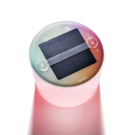 The MPOWERD Luci Color Essence Light is solar powered, perfect for camping, and offers 8 captivating colors.