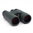 Nocs Provisions Pro Issue 8X Waterproof Binoculars in Alpine Green on a neutral background.