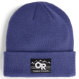 Outdoor Research Juneau Beanie in Galactic with logo on a white background