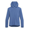 Outdoor Research Women's Echo Sun Hoodie in Skyline on a neutral background.