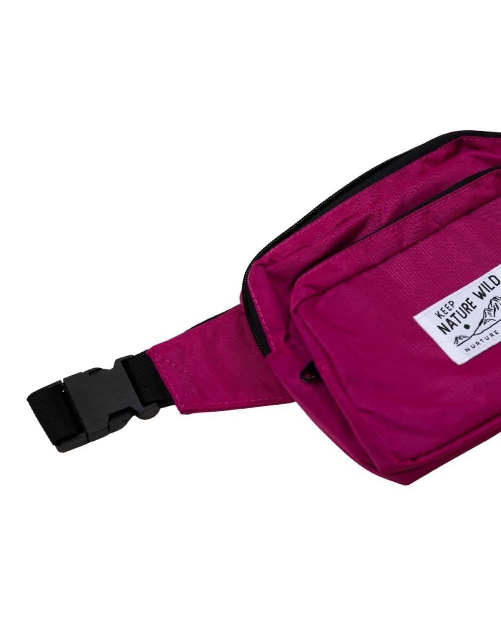 Keep Nature Wild Everyday Fanny Pack is made with recycled nylon and available in fuchsia.