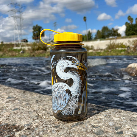 Pasadena Audubon LA River, 32oz Nalgene Water Bottle