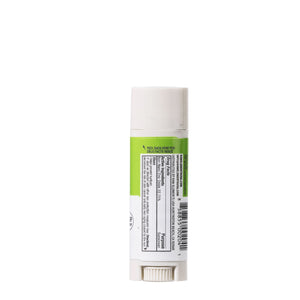 Raw Elements Lip Rescue SPF 30 lip balm on a neutral background from the rear.