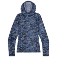 Outdoor Research Women's Echo Hoodie in Fjord Granite Print on a white background