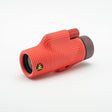 Nocs Provisions Zoom Tube 8x32 Monocular in Cardinal Red on a neutral background.