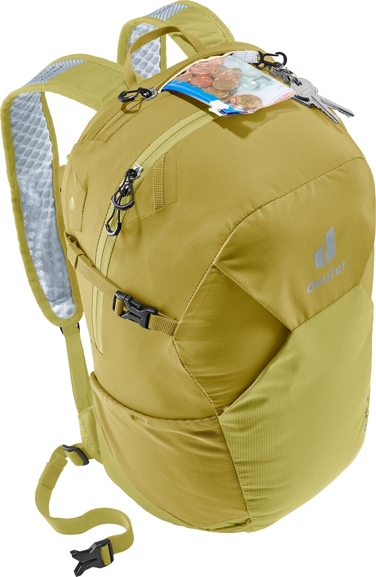 deuter Speed Lite 21 backpack in Linden-Sprout on a neutral background.