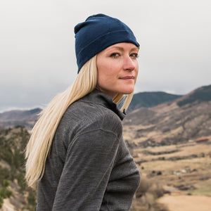 Ridge Cuff Merino Wool Beanie