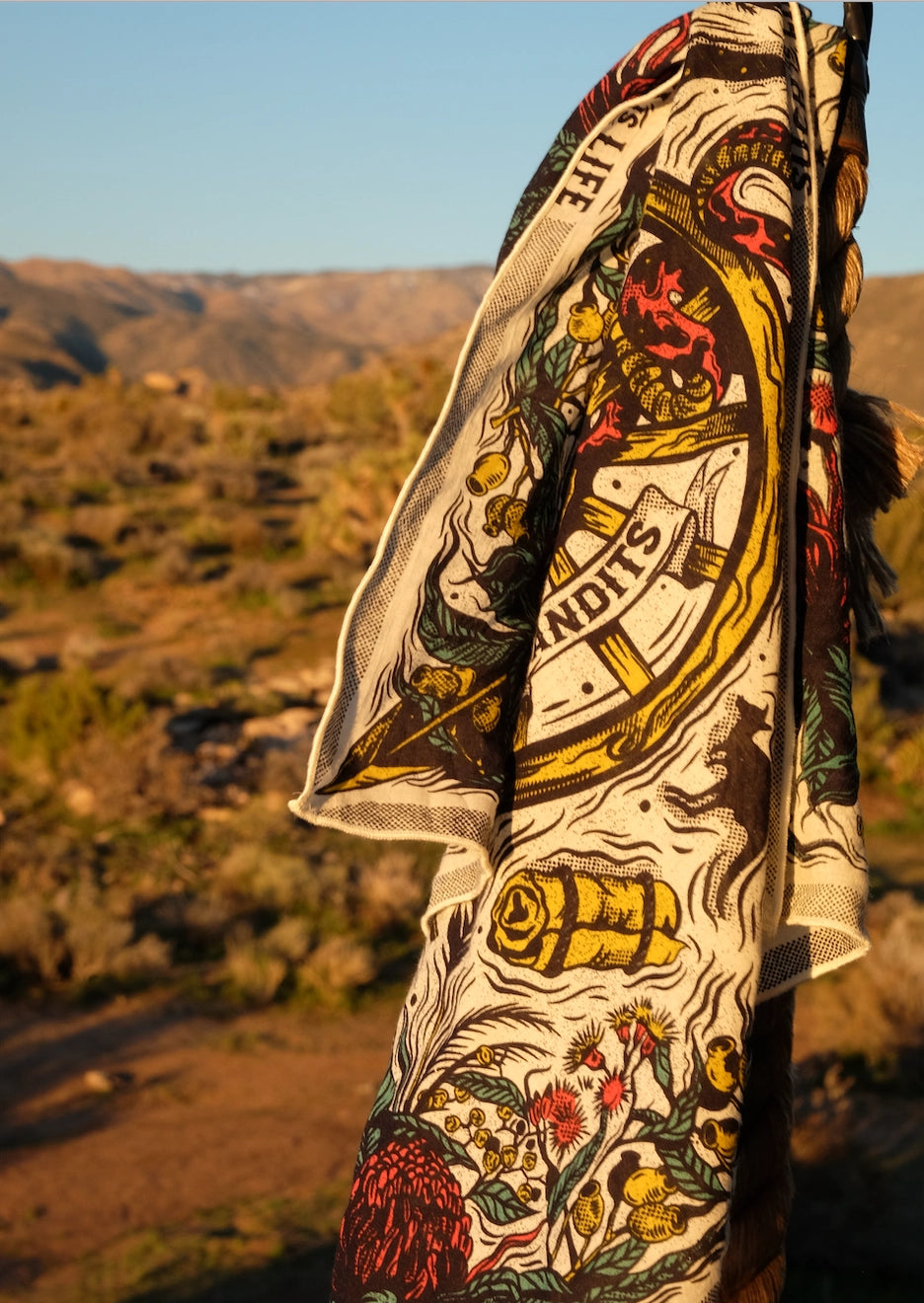 BANDITS Bandanas are Fair Trade Certified and made with 100% organic cotton.