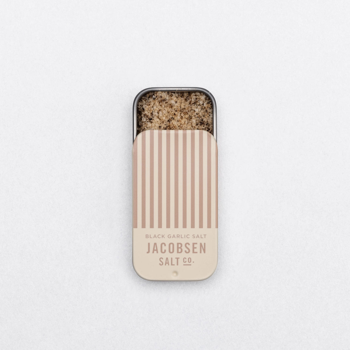 Infused Black Garlic Sea Salt Slide Tin