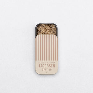 Infused Black Garlic Sea Salt Slide Tin