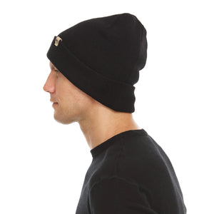 Minus33 Everyday Knit Cuff Merino Wool Beanie from the side.