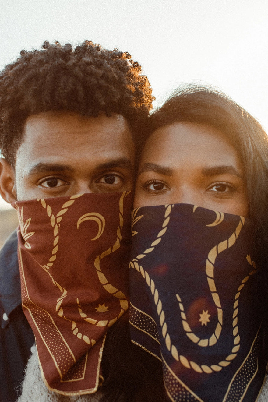BANDITS Bandanas are Fair Trade Certified and made with 100% organic cotton.