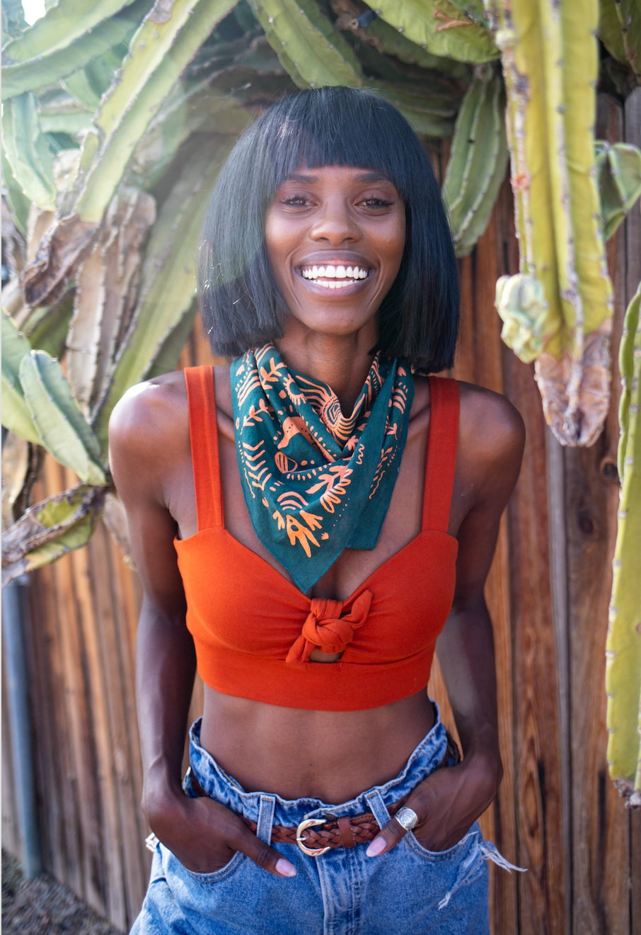 BANDITS Bandanas are Fair Trade Certified and made with 100% organic cotton.