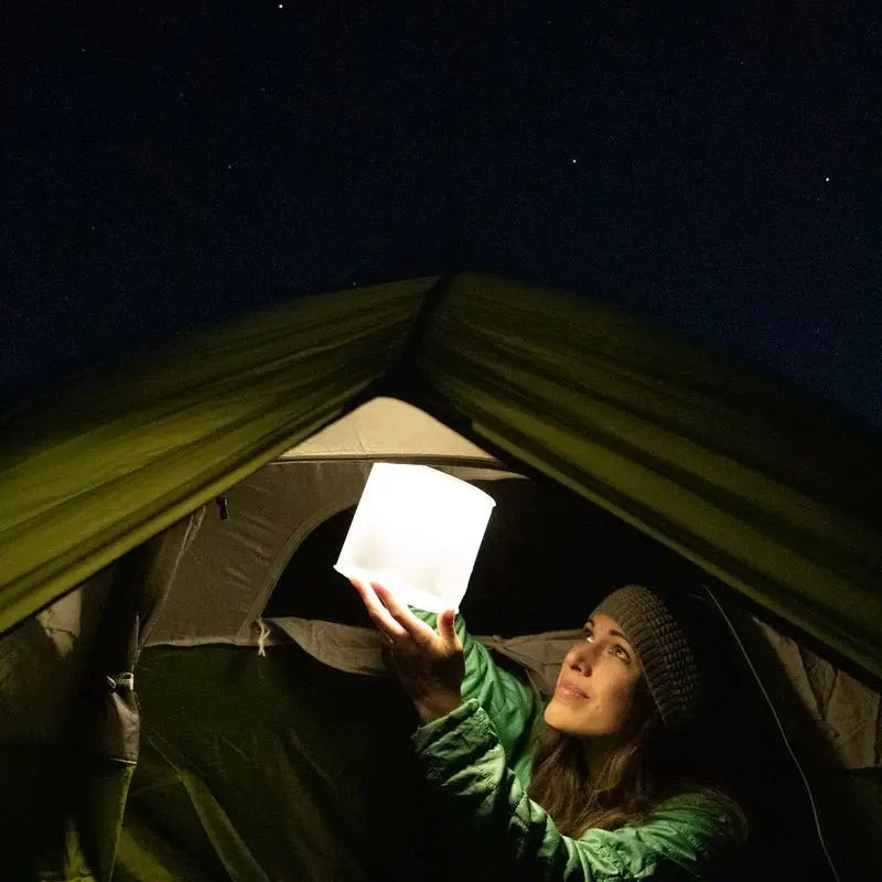 The MPOWERD Luci Base Light is the perfect camp lantern and functions as a charger for USB devices.