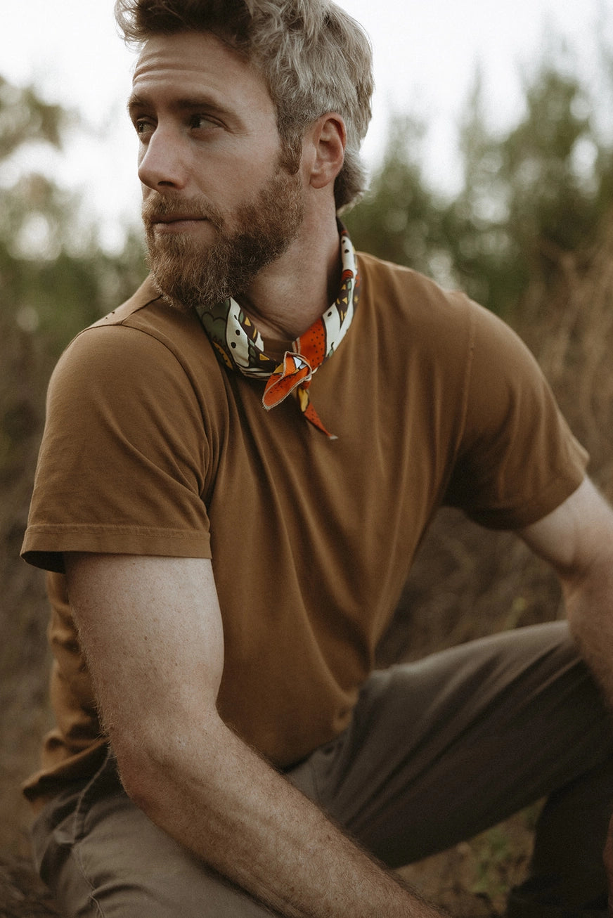 Bandits Creatures of the Night Bandana worn by a man outdoors.