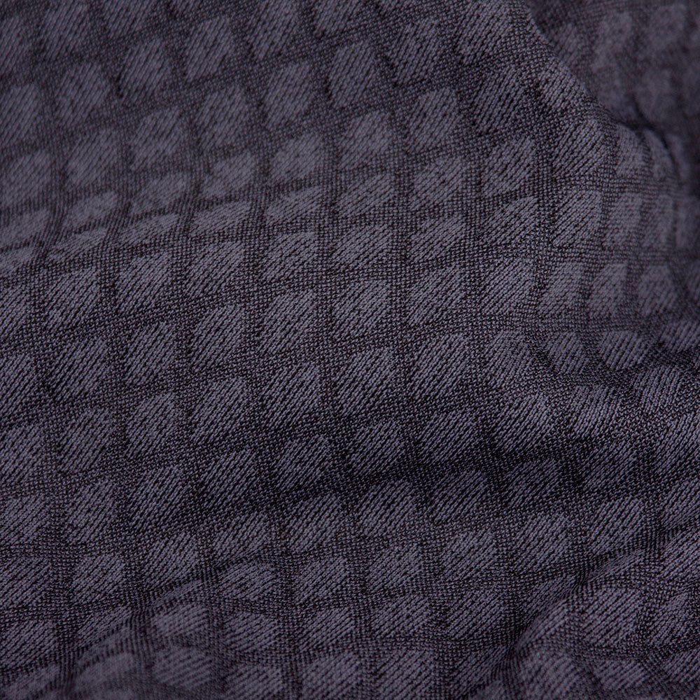 Ciele Athletics DOSBeanie winter running beanie and gaiter in Astronautic closeup to show the fabric detail.